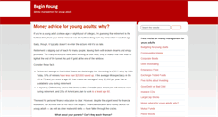 Desktop Screenshot of beginyoung.com