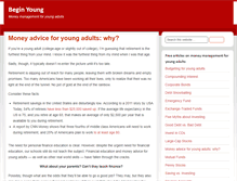 Tablet Screenshot of beginyoung.com